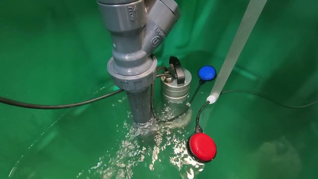 Fonctionnement d'une pompe automatique dans une station de relevage Sanirel 420