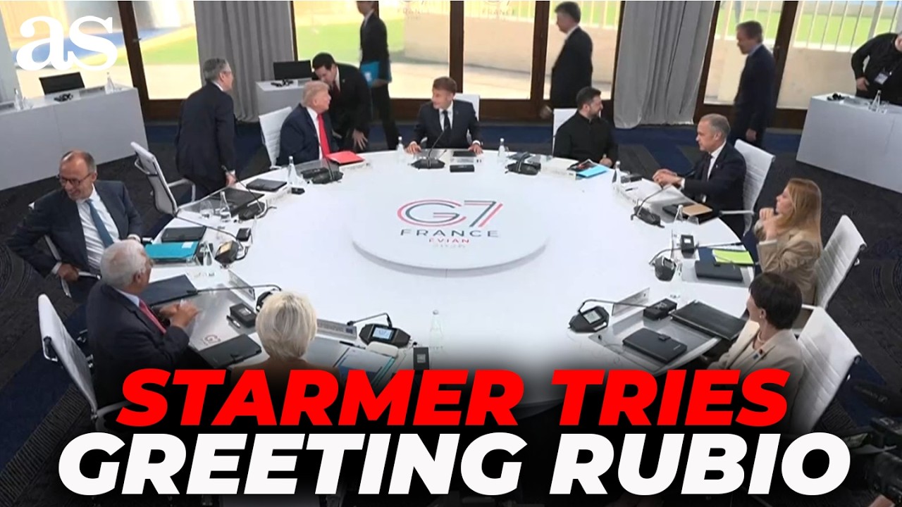 Starmer LEFT STANDING as Marco Rubio HEADS TO Trump in UNUSUAL G7 moment