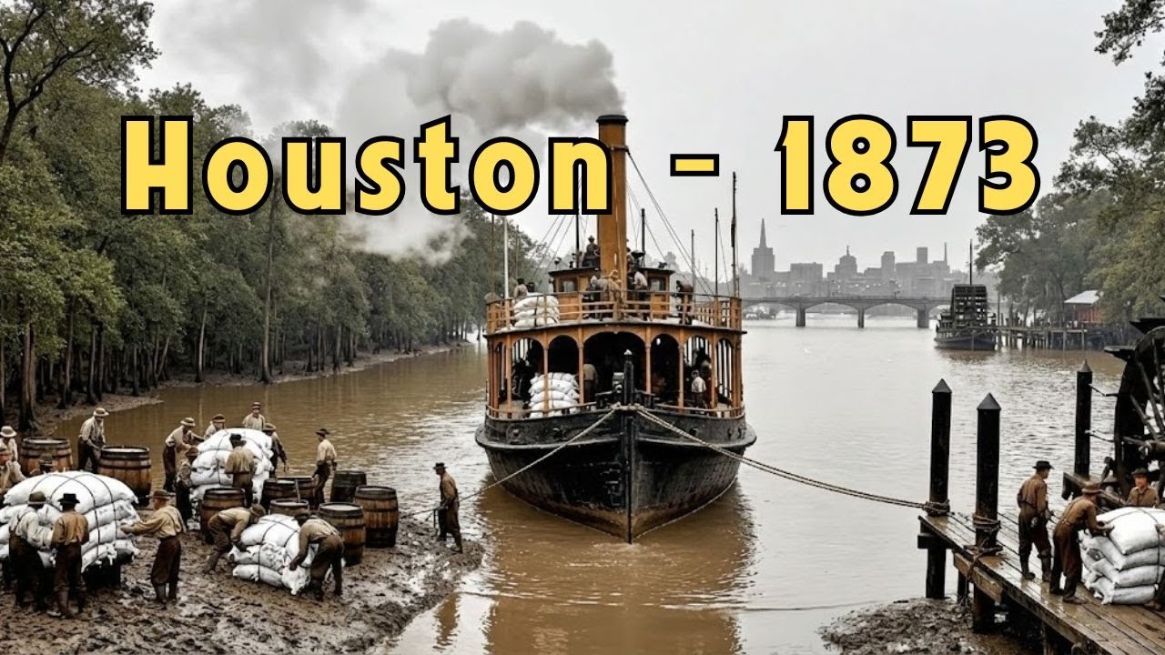 Daily Life Of Houston 1873 (AI Reconstruction)