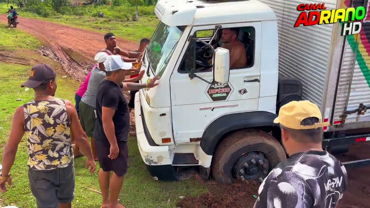 BASTIDORES DOS CAMINHÕES DA IMPÉRIO ATOLADO - APÓS O DUELO COM A FREEDOM MUSICAL POV. CANARANA PHO