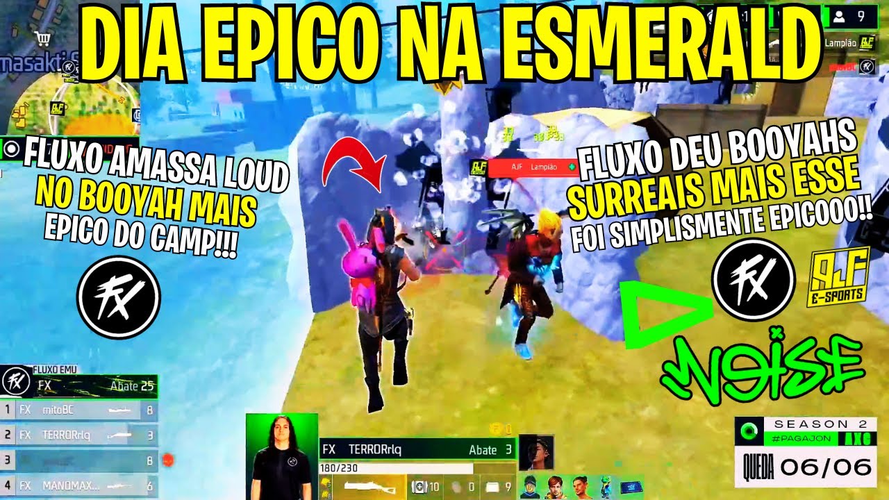 MEU DEUS FLUXO! QUE BOOYAH FOI ESSE! RECORD?? FLUXO DEU SHOW NA ESMERALD CUP, AMASSOU LOUD SURREAL!