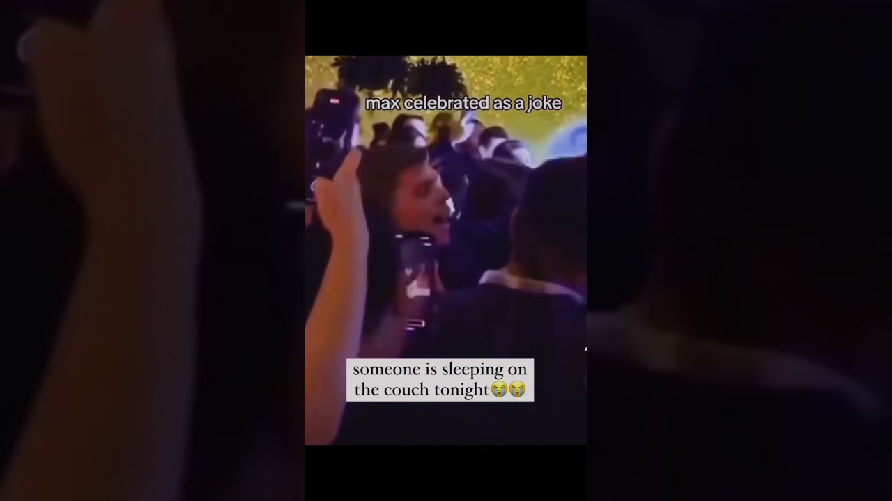 Kelly gets angry at Max for celebrating when she can't catch bouquet 😂😜 #shorts #maxverstappen