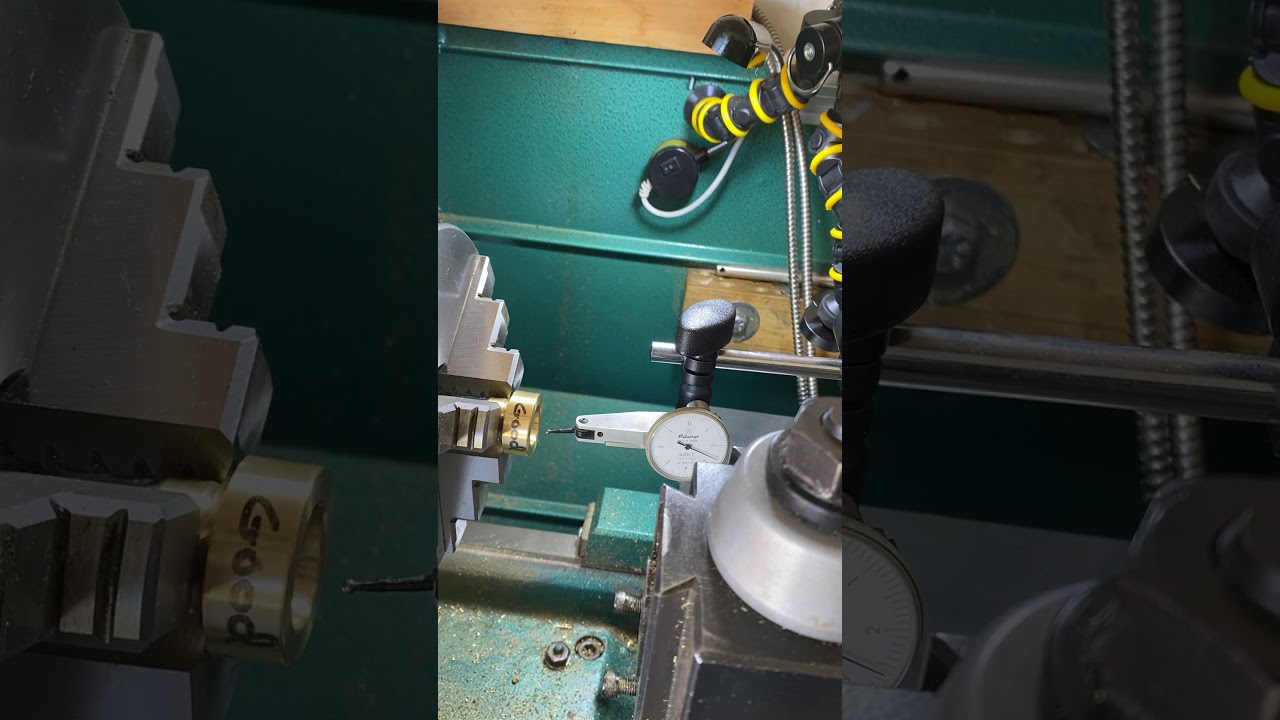 TUTORIAL: Centering a trumpet mouthpiece in the chuck