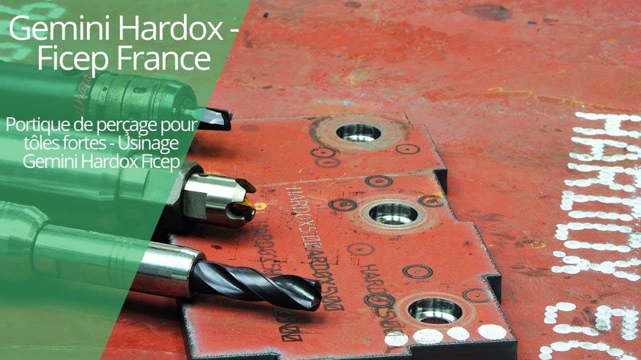 Portique de perçage Gemini Hardox 500 - Ficep France
