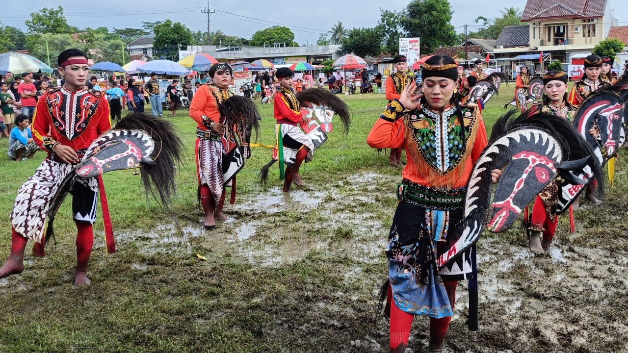 PAGELARAN SENI KUDA KEPANG PRAJURITAN-EKO BUDAYA LESTARI MUDA-KARANGLEWAS JATILAWANG//VIDEO FULL