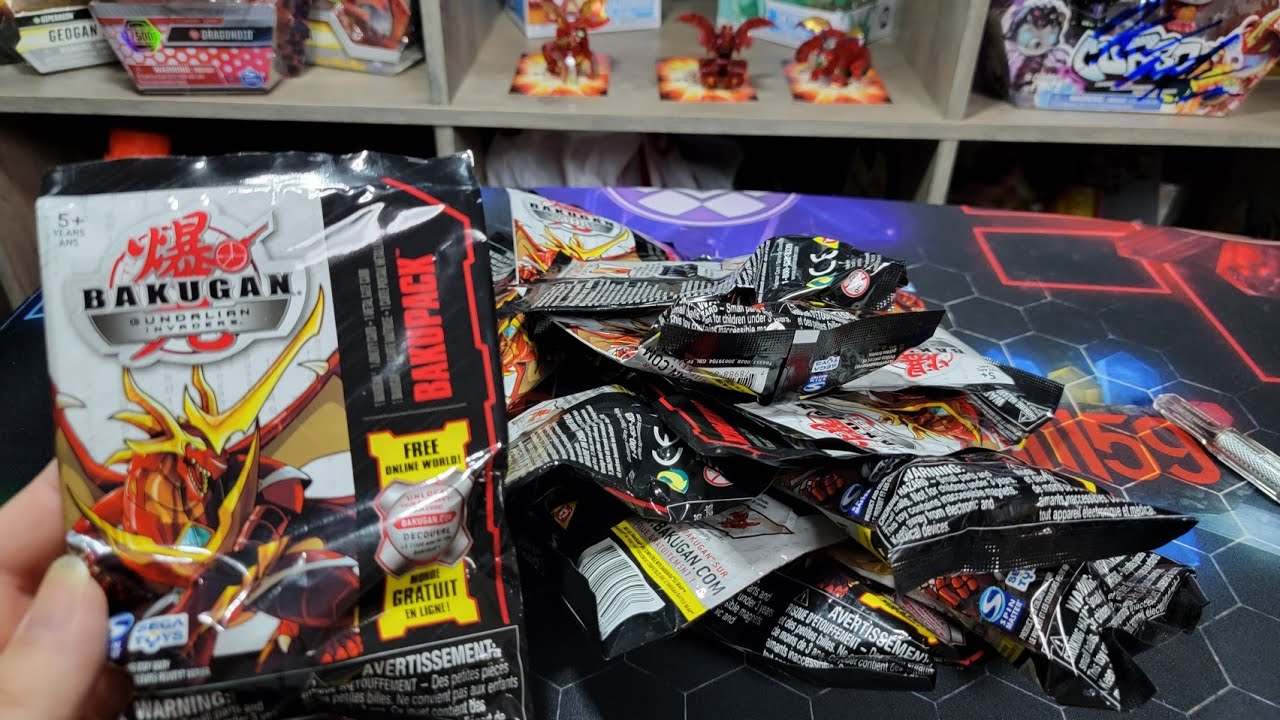 Opening up 14 more Bakugan Blind Bags Part 1