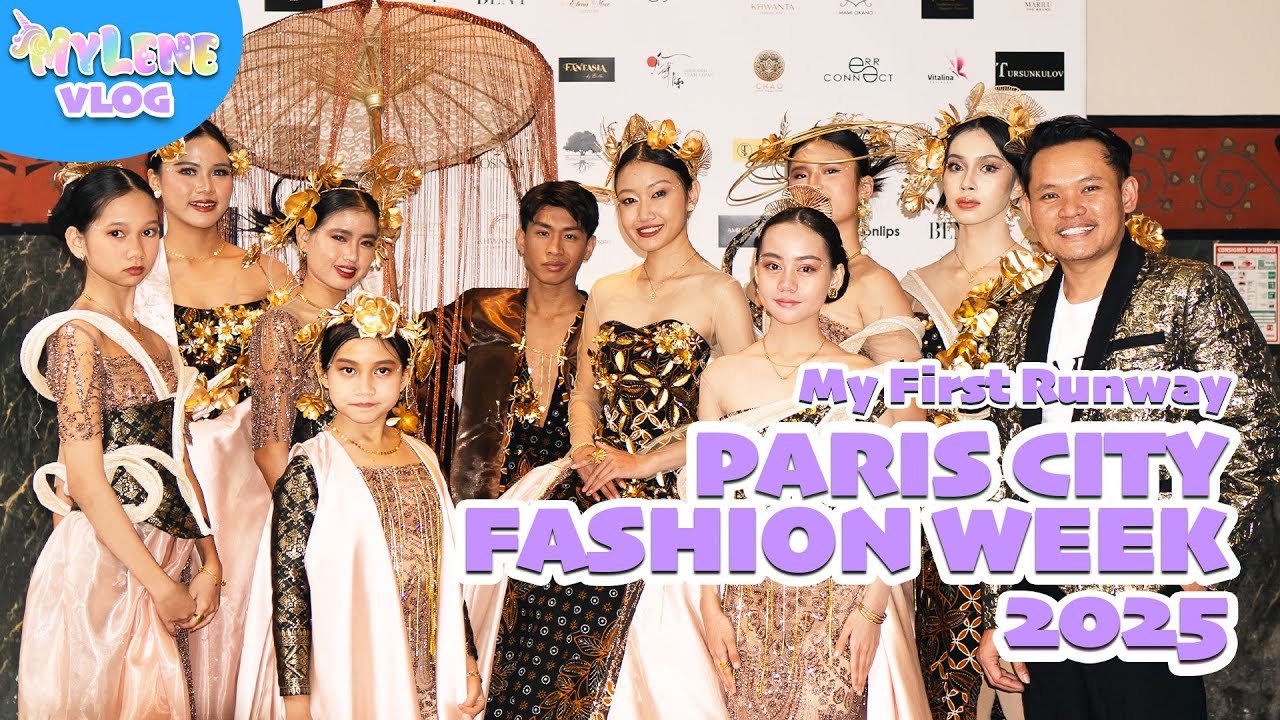 My first runway in Paris City Fashion Week 2025✨