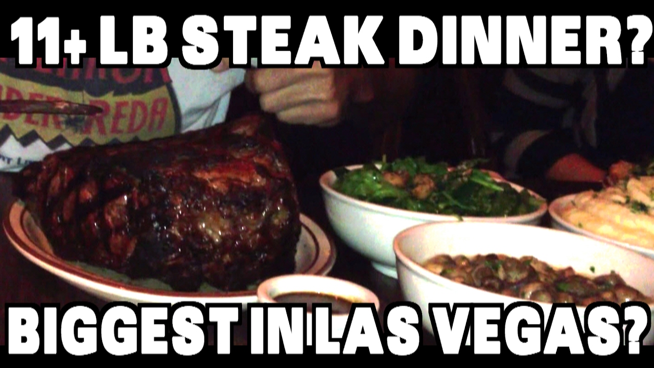 Giant 120 Ounce Steak Challenge w/ 3 Family Sides ($350) *Biggest in Las Vegas?* | FreakEating