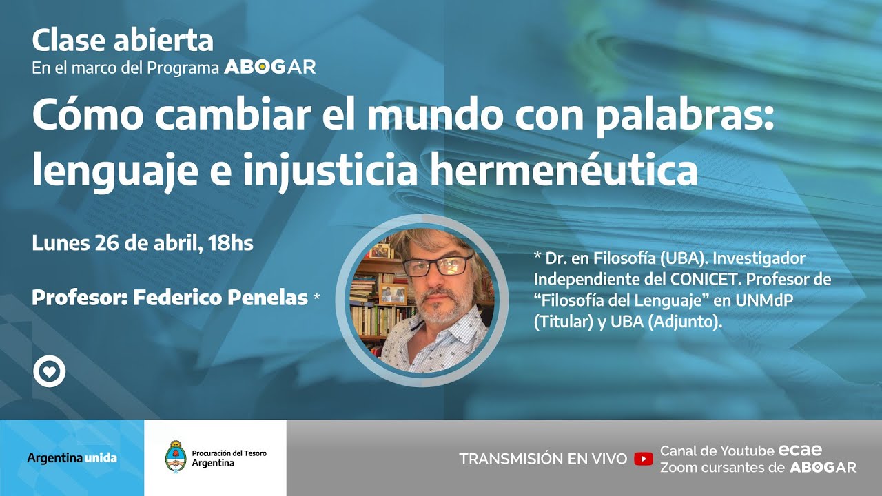 Cómo cambiar el mundo con palabras: lenguaje e injusticia hermenéutica