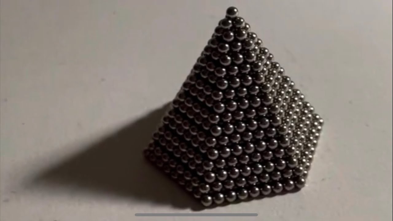 How to Make a Hexagonal Pyramid out of Speks Magnetic Balls