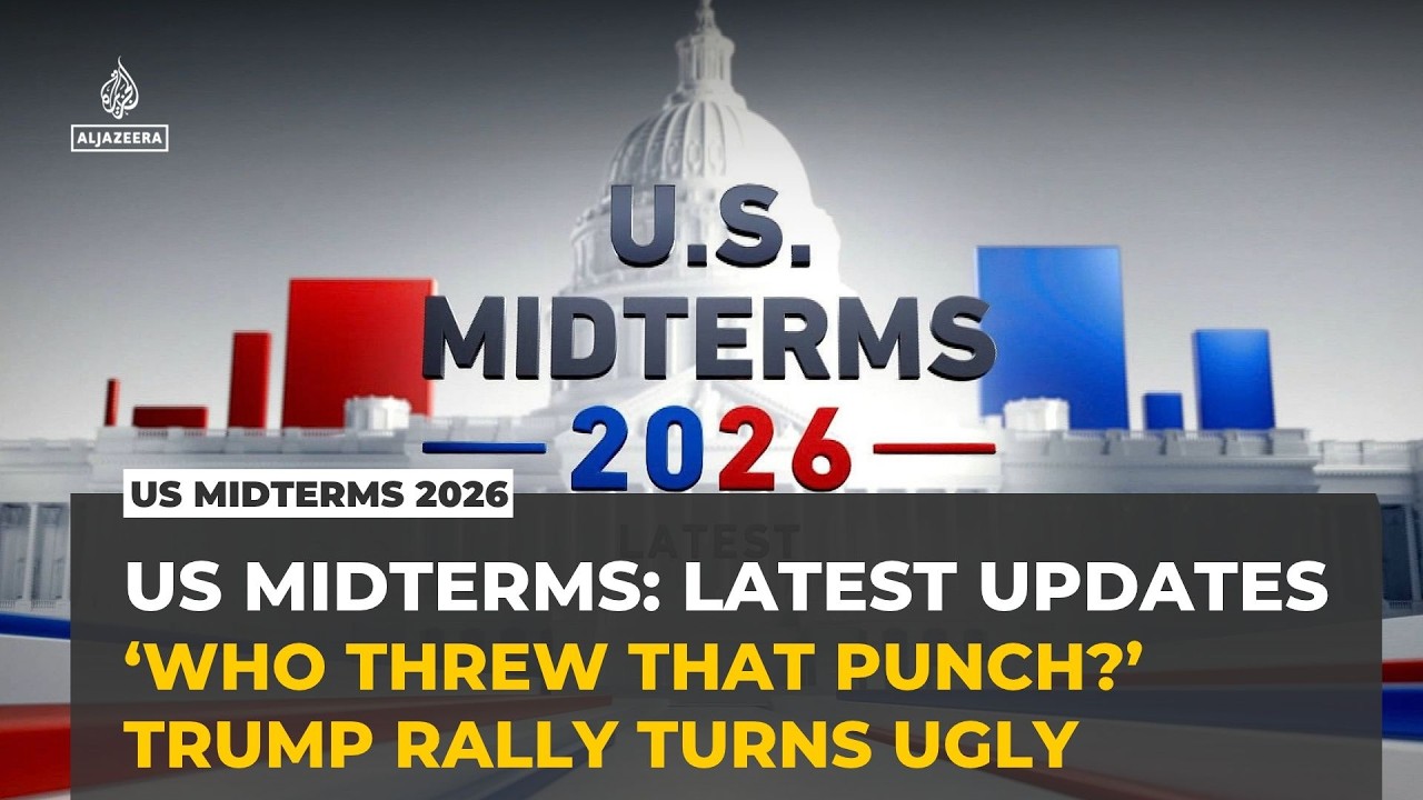 US midterms 2026 latest: &lsquo;Who threw that punch?&rsquo; Trump rally turns ugly