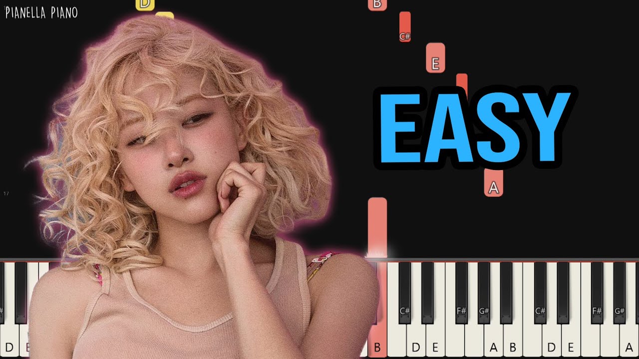 ROSÉ - stay a little longer | EASY Piano Tutorial by Pianella Piano
