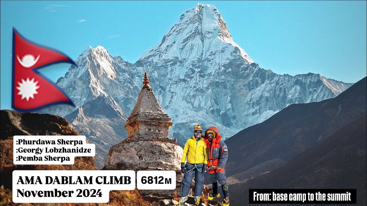 Восхождение на Ама Даблам 6812м . От начала до вершины. Ama Dablam climb 