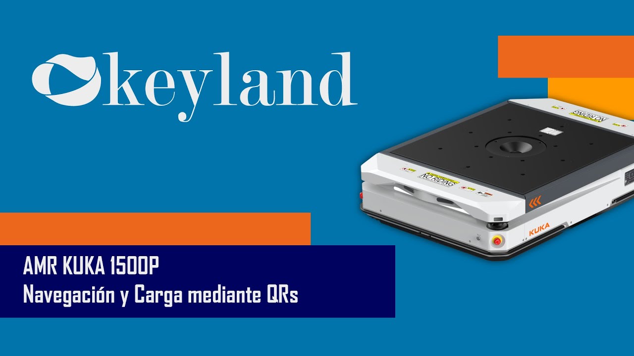 KUKA - KMP 1500P | Navegación y carga mediante QRs