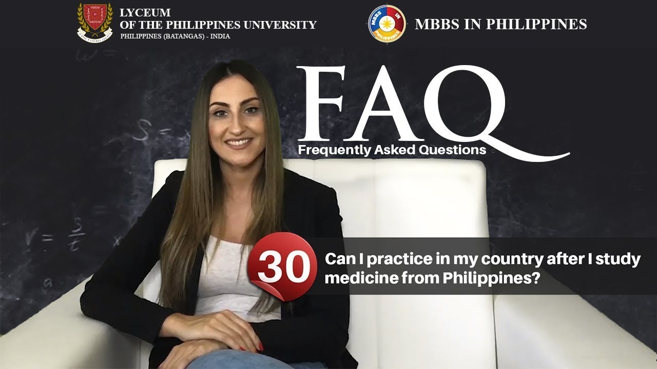 Can I practice in my country after I study medicine from Philippines.?