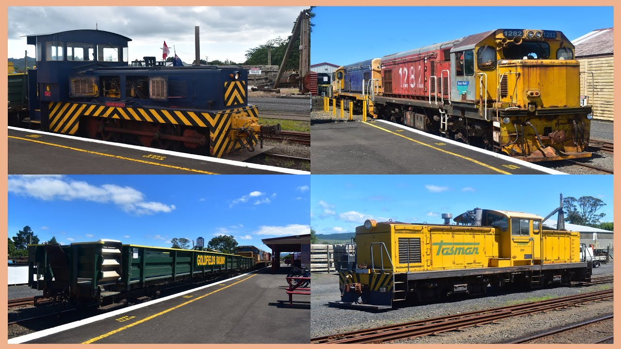 Chasing unique Diesel Locomotives on the Goldfields Railway ~ January 2024 (HD)