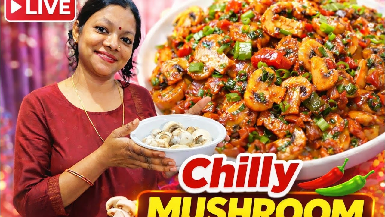 Chilly Mushroom Live Making