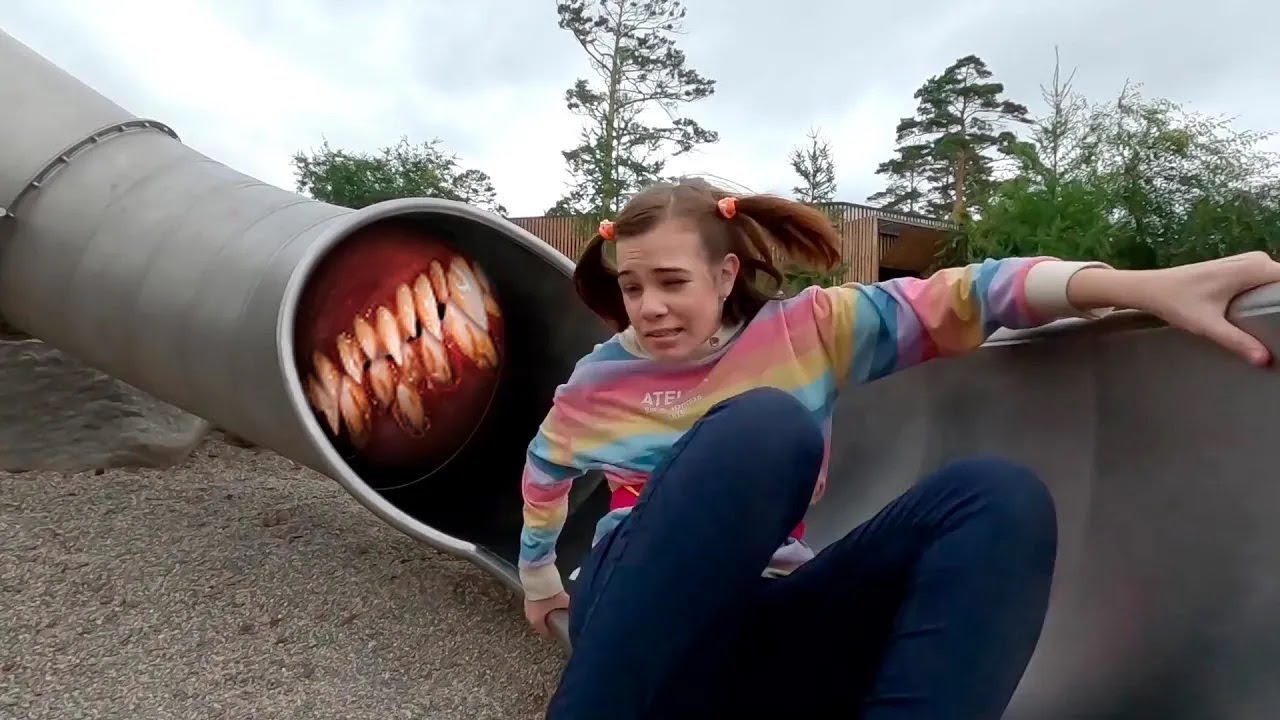 Горка пожиратель - Slide eater. Бросили вызов SCP 1562