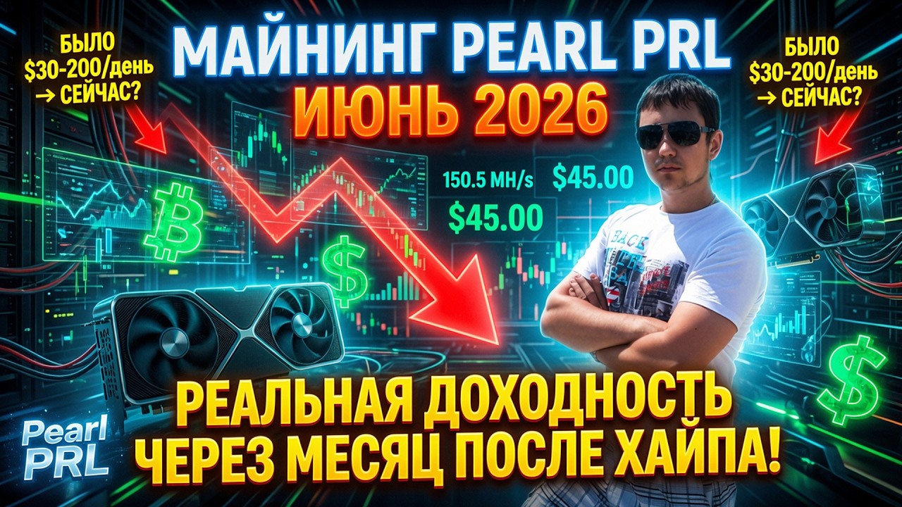 Майнинг Pearl PRL в Июне 2026: Реальная Доходность Через Месяц После Хайпа!