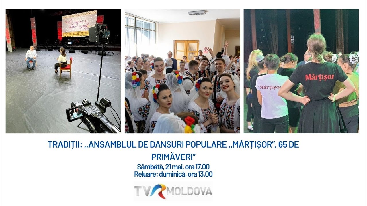 TRADIȚII cu Tatiana Slivca | Ansamblul de dansuri populare ,,Mărțișor”, 65 de primăveri