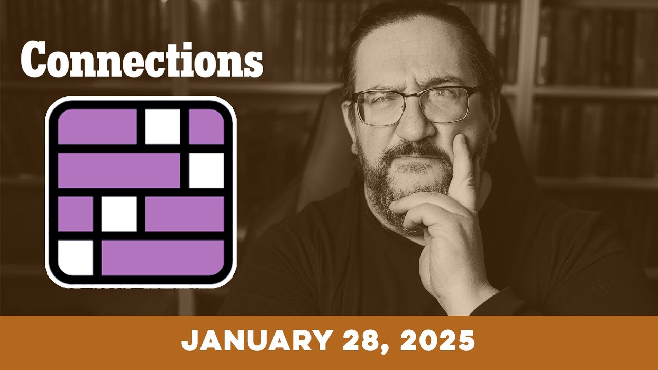 Doug играет в NYT Connections 1/28 (головоломка New York Times)