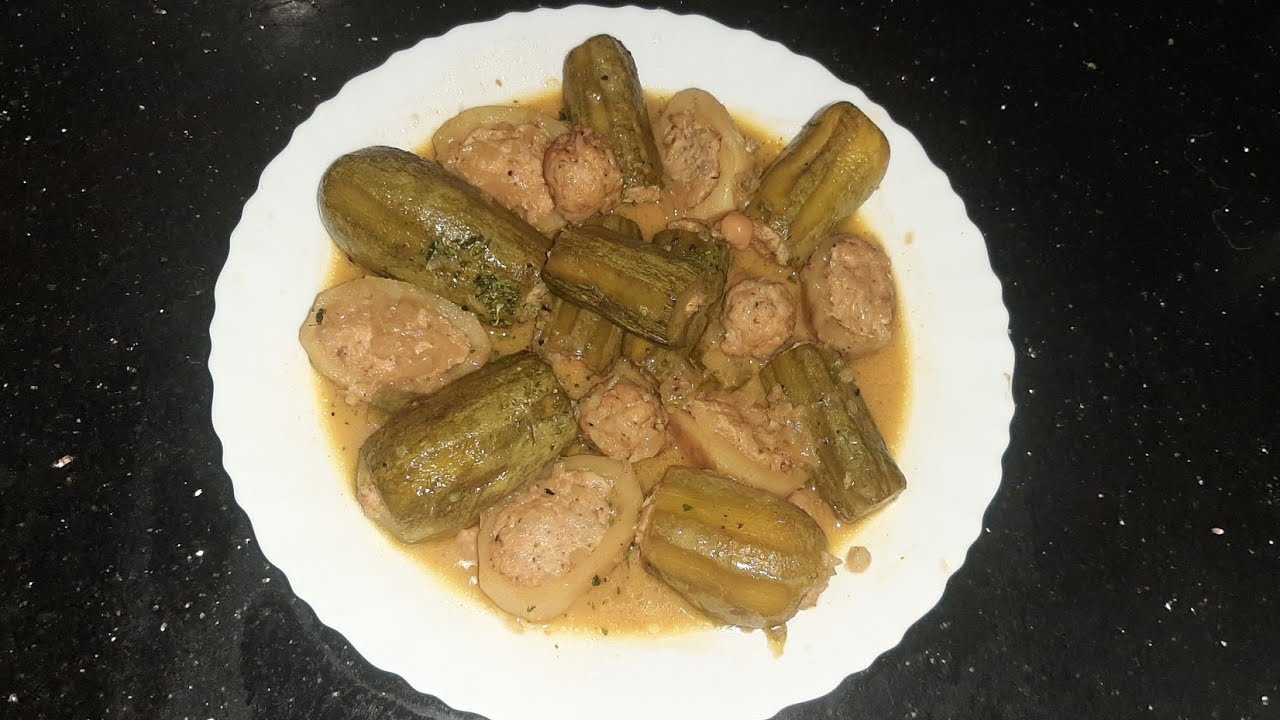 كورجات محشية بالدجاج فقط مع بطاطا🥰😍طبق بنين و اقتصادي 