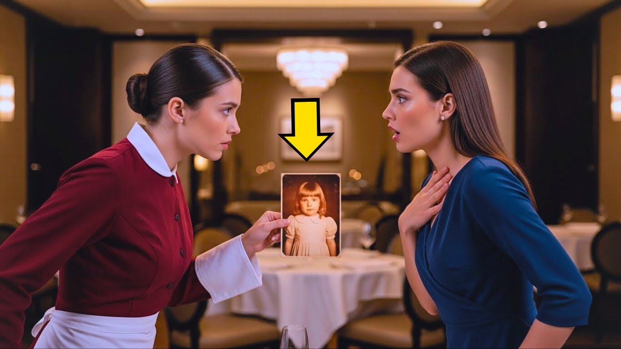 THE BOSS’S DAUGHTER FROZE AFTER SEEING HER CHILDHOOD PHOTO IN THE WAITRESS’S HAND…