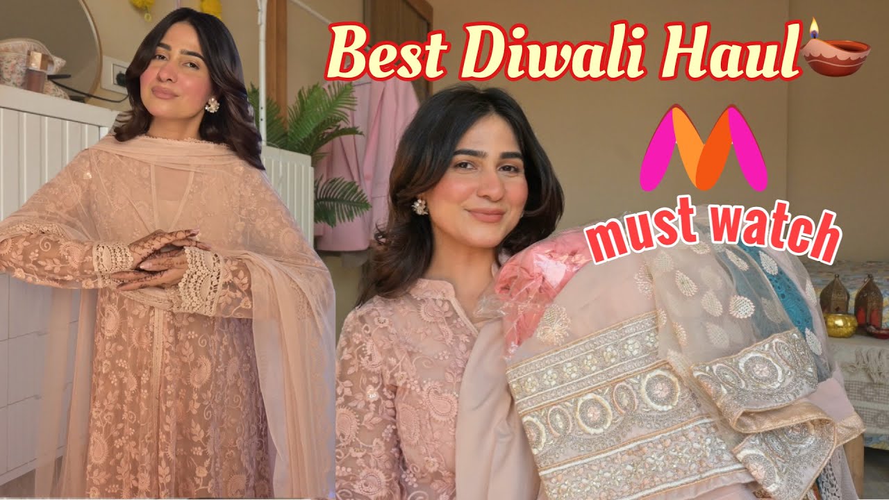 Special Diwali Myntra Haul #mustwatch #sale