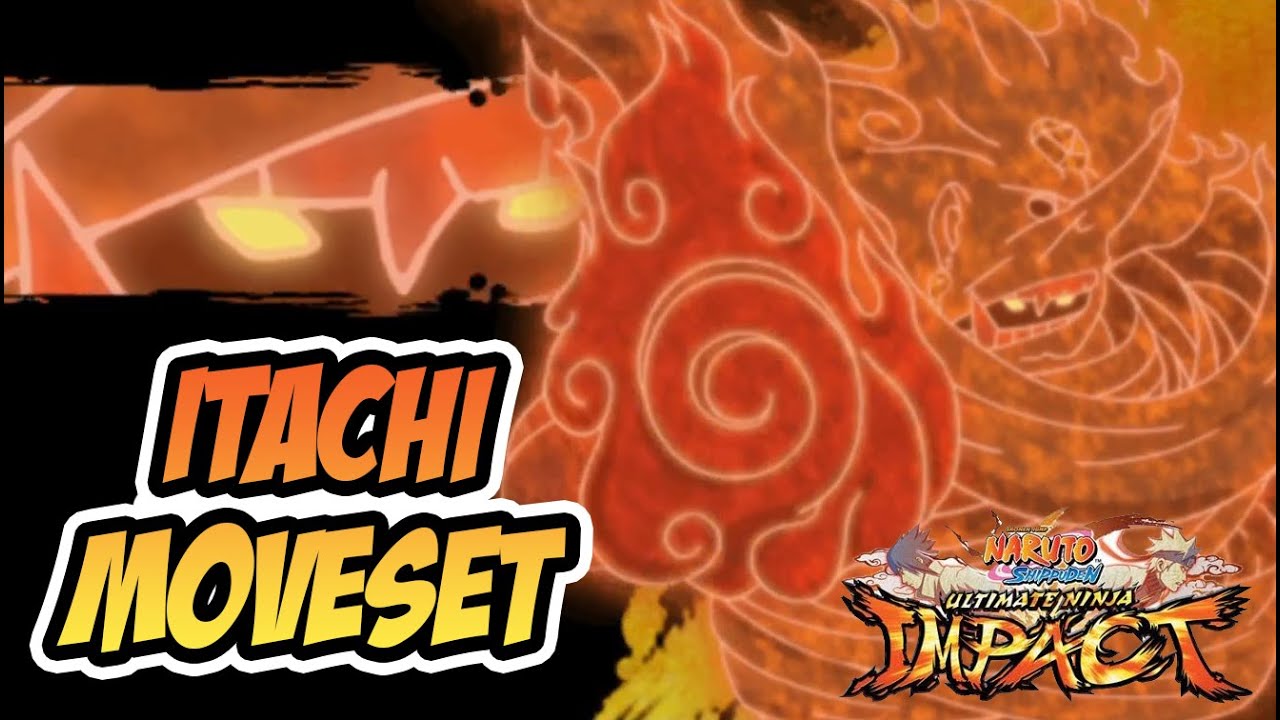Naruto Ultimate Ninja Impact  [PSP] - Itachi Moveset