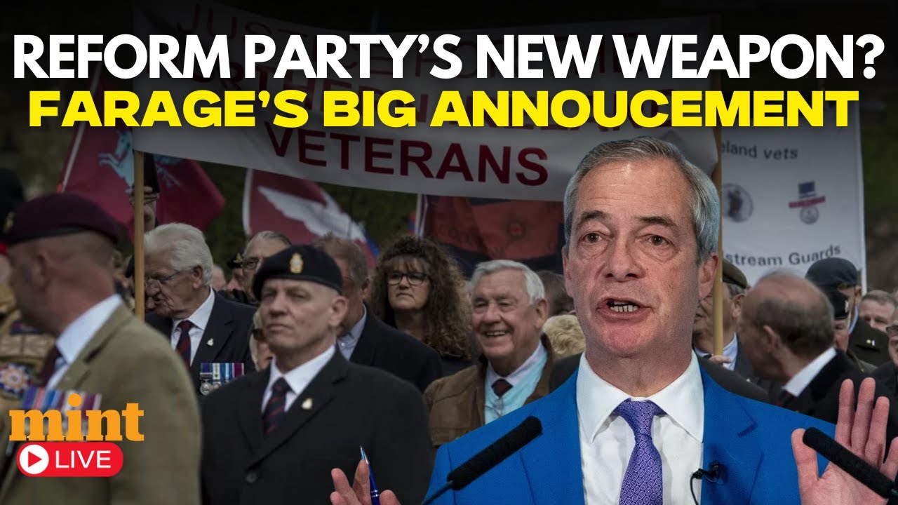 LIVE | Nigel Farage Makes Huge Announcement | Nigel Farage Launches Veterans Wing |Farage Vs Starmer