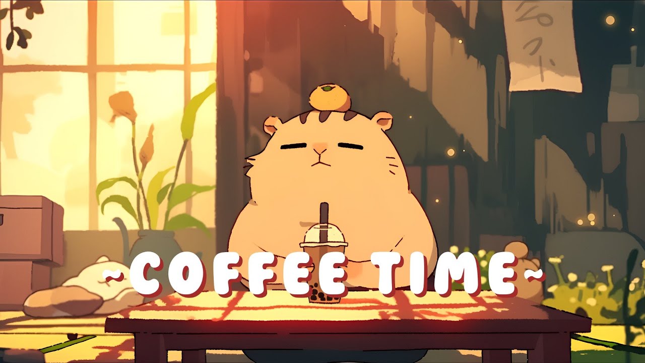 [60 Minutes] Capybara Beats Radio - Cozy Japanese Lofi Mix ~ Peaceful Moments ~ 🦫 🎵 🌙