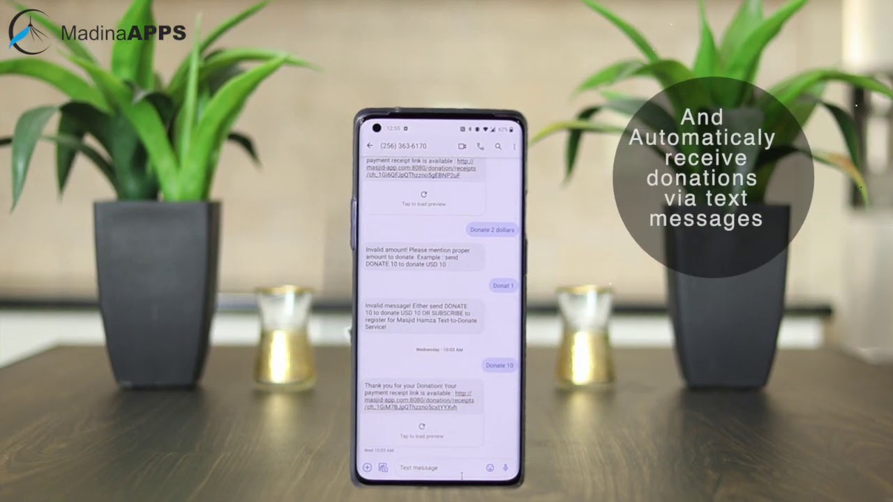 Text2Donate Promotion | MadinaAPPS