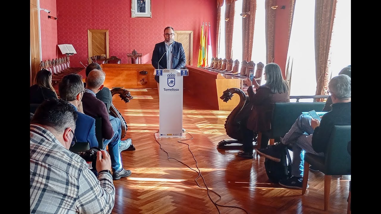 Rueda de prensa del alcalde sobre el proyecto de la planta de biometano