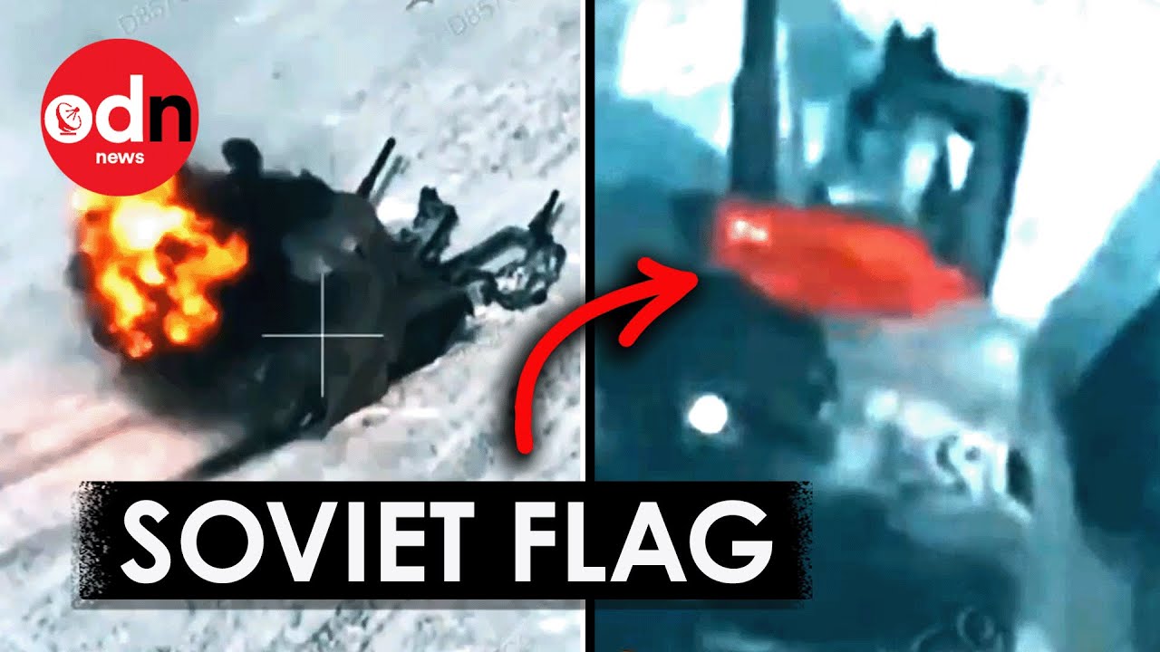 Russian 'Elite' Marine Brigade Flying Soviet Flags Annihilated in Kursk