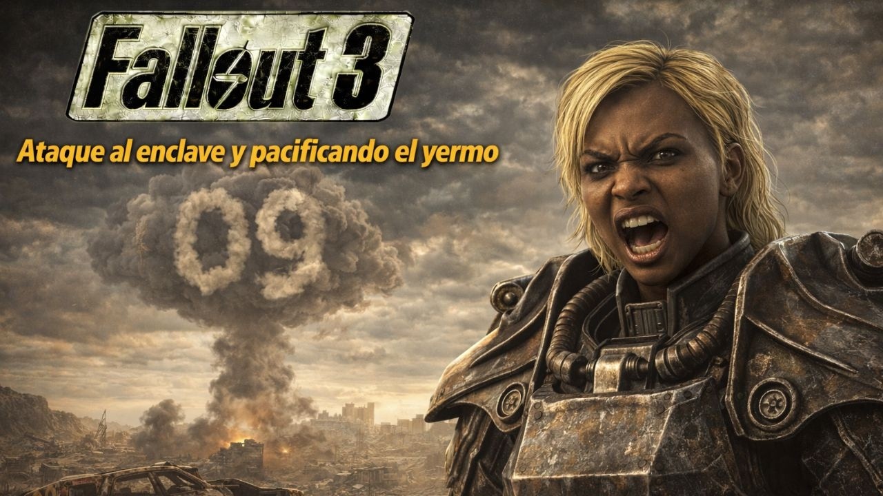 ☢️ FALLOUT 3 EN DIRECTO #9 | Ataque al enclave y pacificando el yermo 🔥