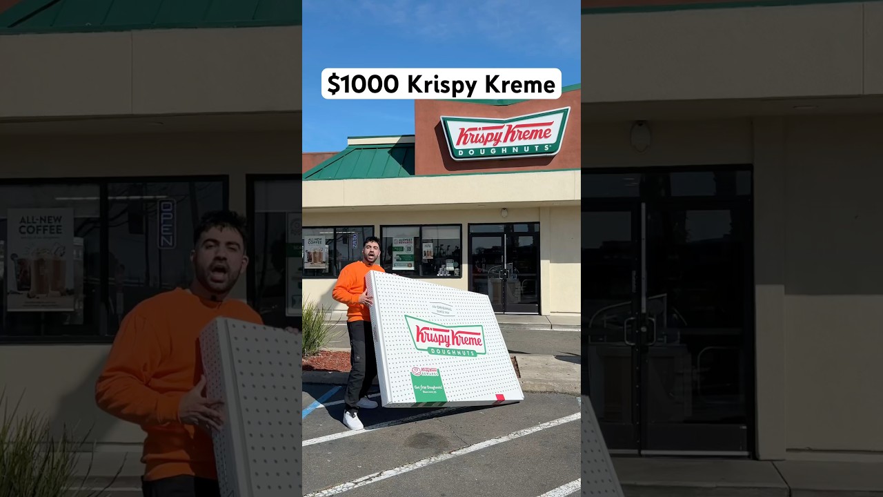 Making the world&rsquo;s most expensive box of donuts at Krispy Kreme 🍩