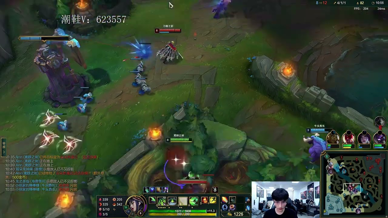 Beifeng Akali vs Talon CN server E1