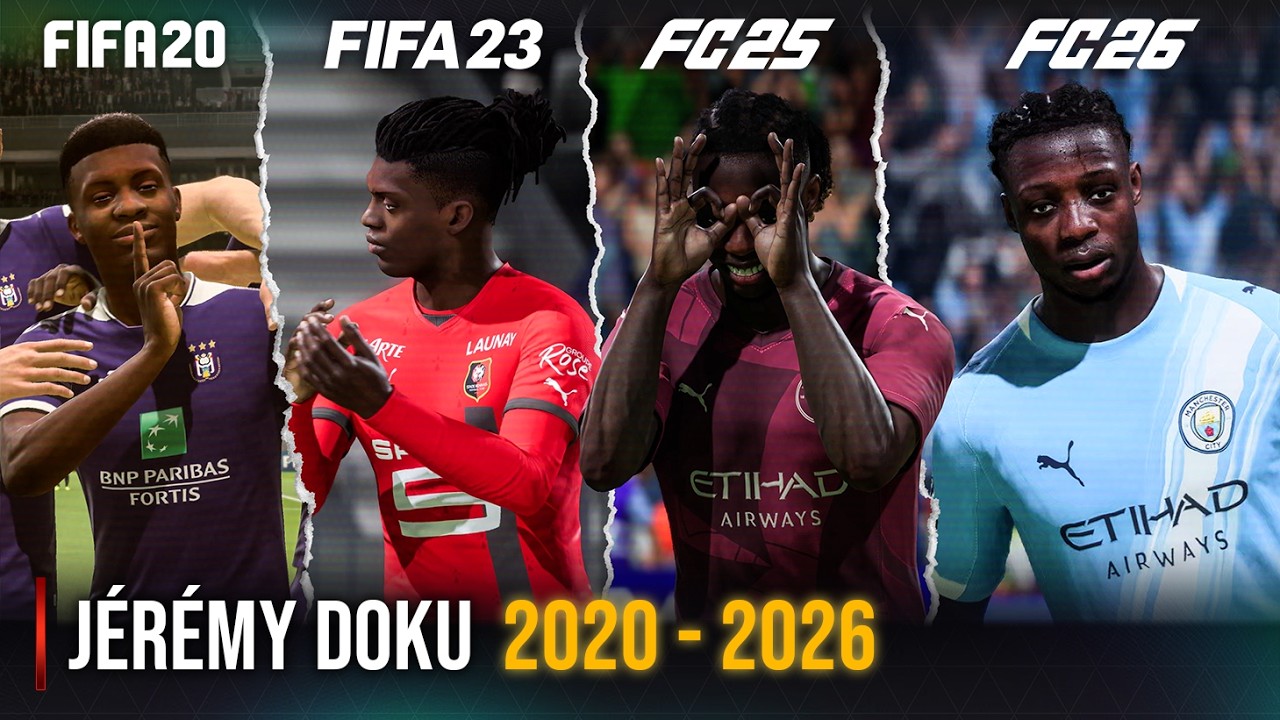 Гол Жереми Доку в каждой FIFA | 2020 - 2026 |