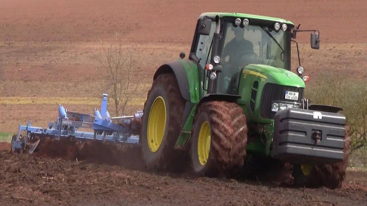 Fendt 927 & John deere 7430 am Maisland bearbeiten [HD]