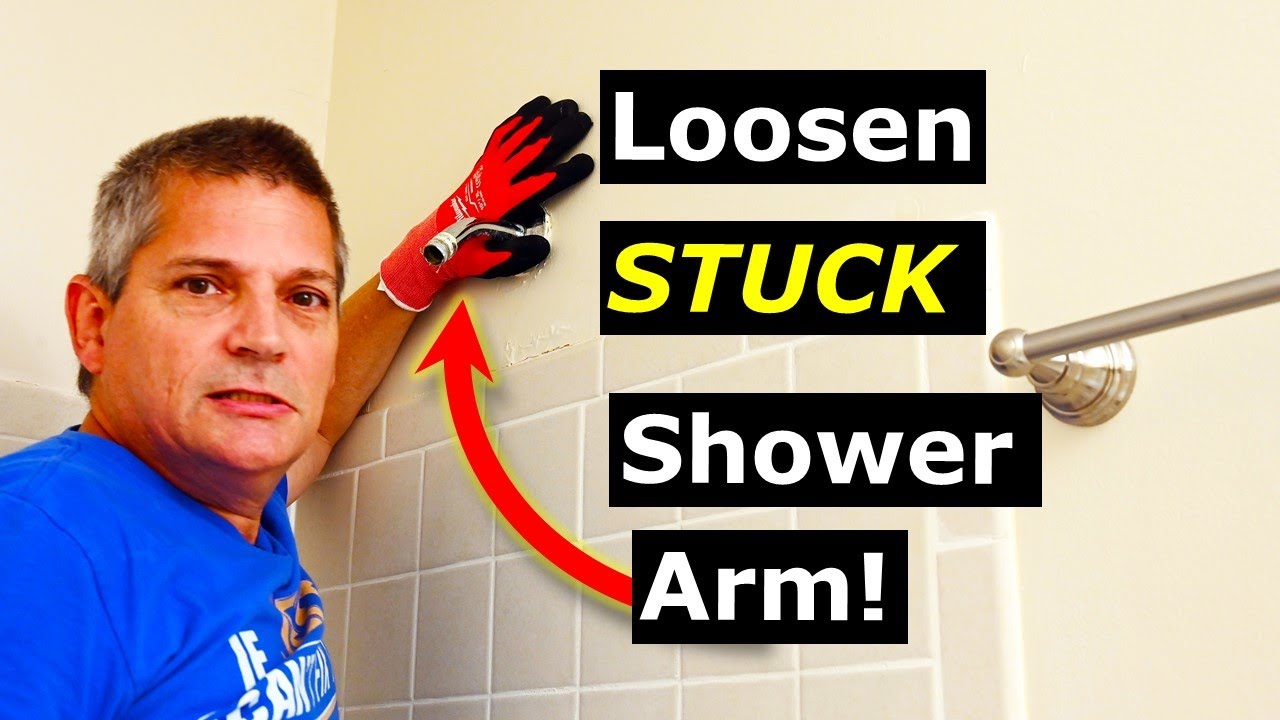How to Remove a Stuck Shower Arm Pipe For New Shower Head
