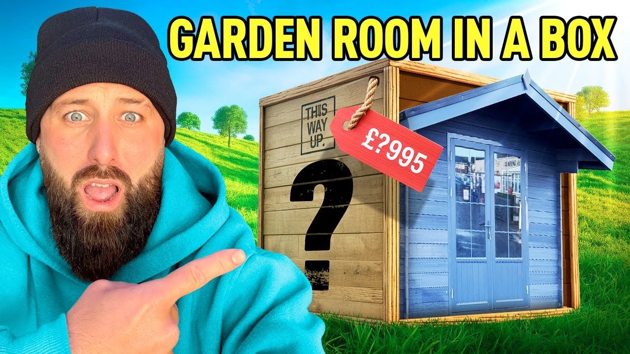 BUILDING A WHOLE GARDEN ROOM FROM A BOX