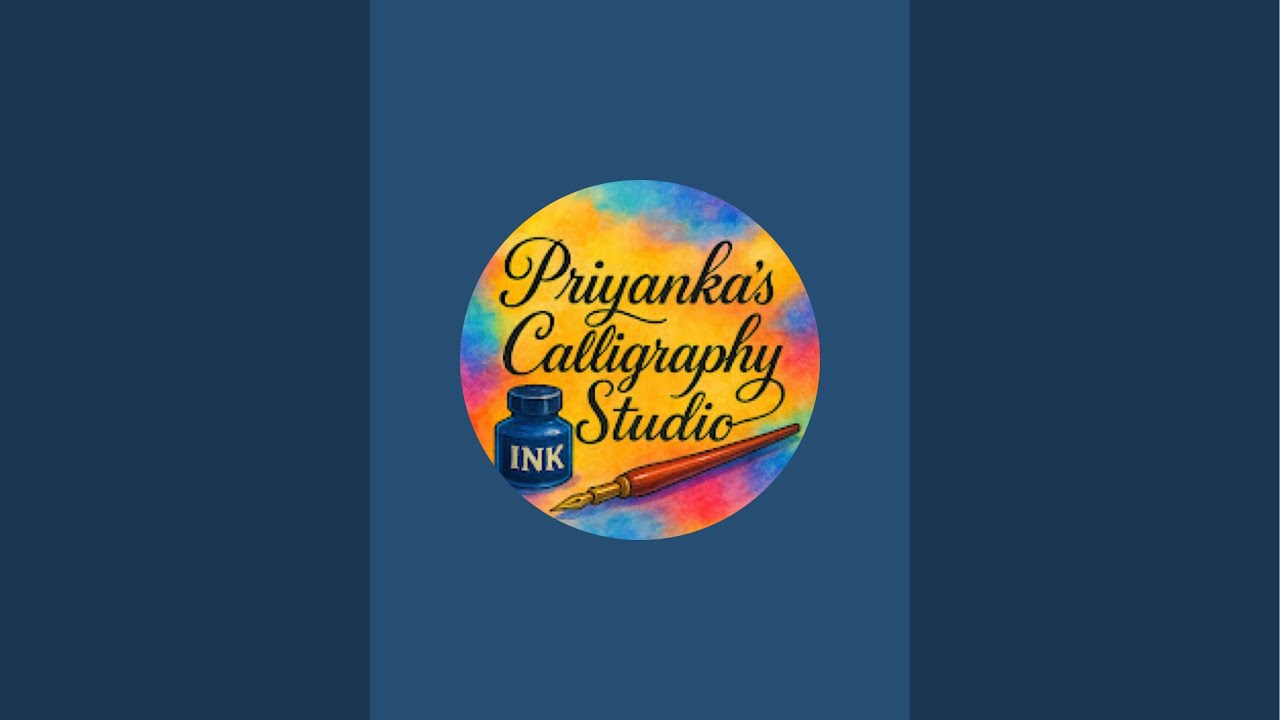 Priyanka’s calligraphy studio 15 November