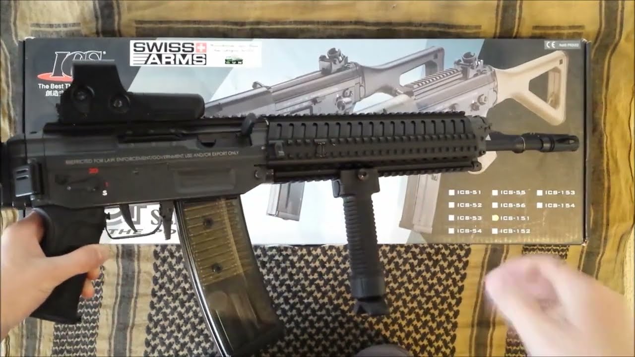 ICS SIG SG551 LB MRS Review [Airsoft] #guns #airsoft