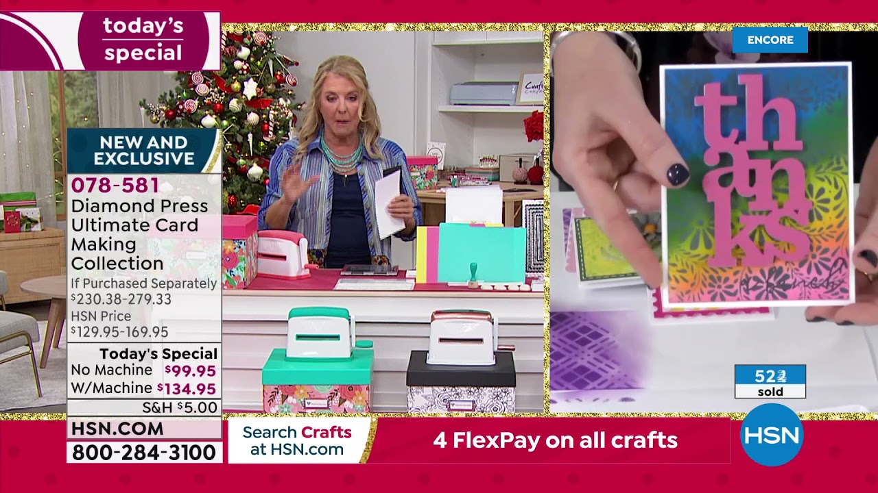 HSN | Paper Crafting - Diamond Press 11.09.2021 - 07 AM