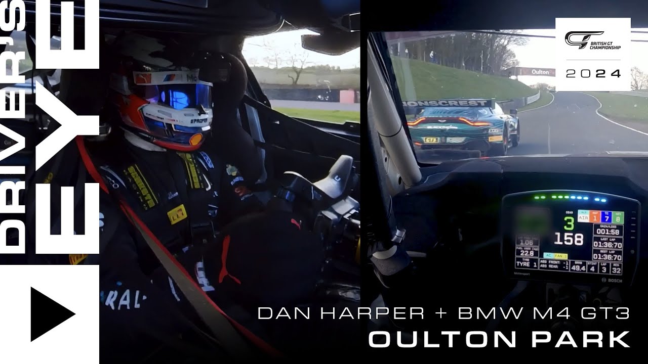 DRIVER'S EYE | BMW M4 GT3 | Oulton Park | 2024 British GT Championship