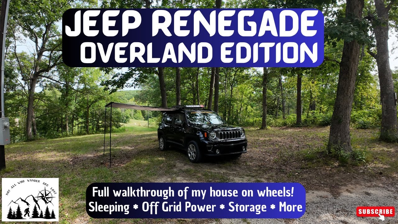 Jeep Renegade Overland Edition! My car camping house on wheels has everything I need! #carcamping