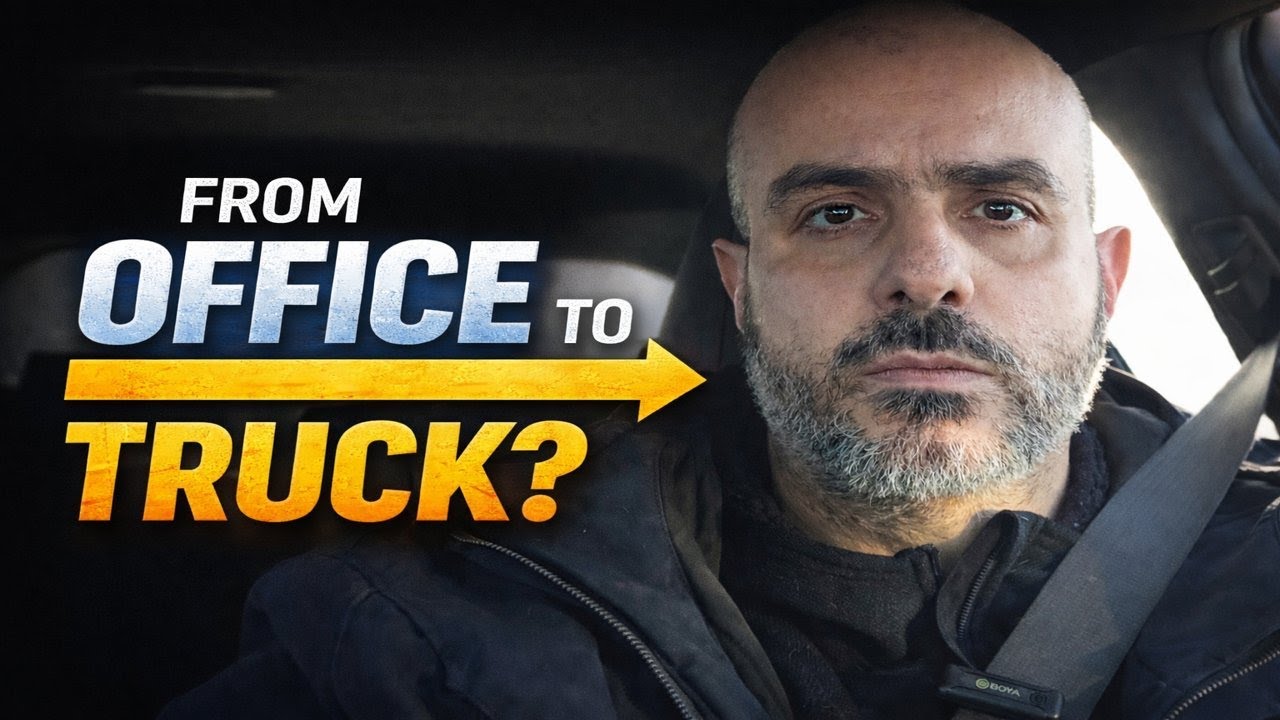 White Collar to Truck Driving: The Question No One Answers Honestly #truck #change #career