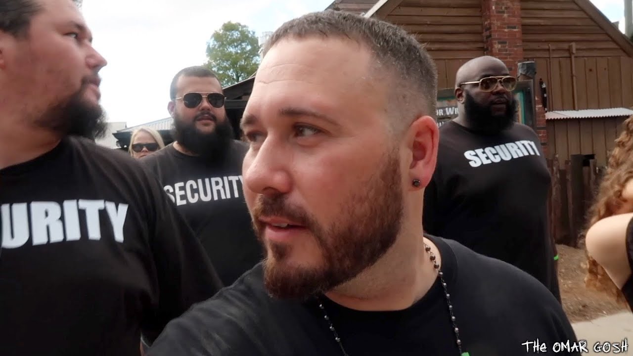Security showed up
