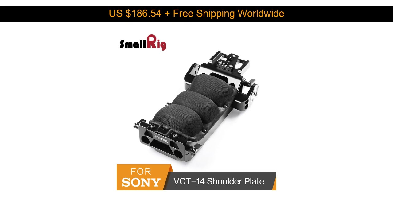 35% OFF!! SmallRig for Sony VCT-14 Quick Release Shoulder Plate for Sony FS7/FS7II/FS5 Tripod Adapt