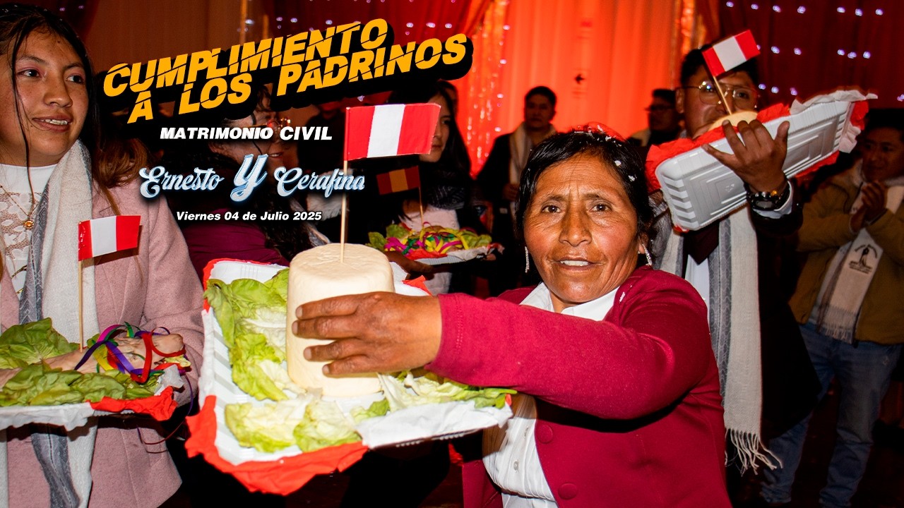 Cumplimiento a los Padrinos en el Matrimonio de Ernestos y Serafina 💍